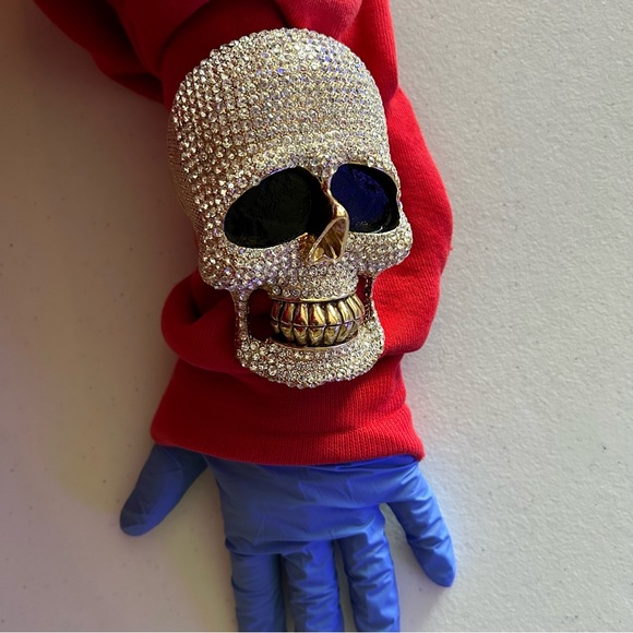 🔥SALE🔥Large rhinestone skull - Picture 9 of 12